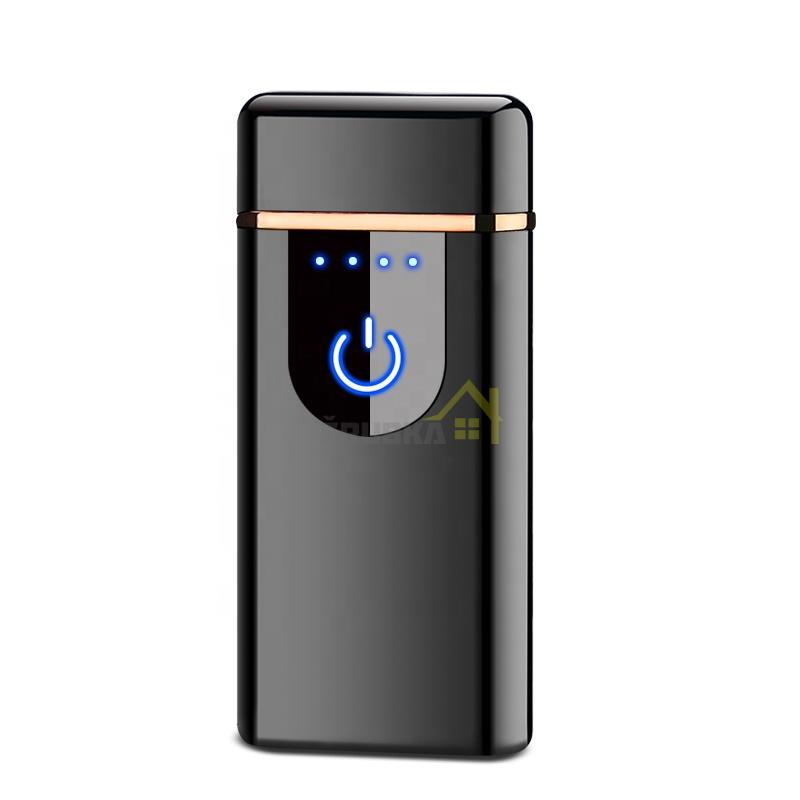 Plazmový zapalovač Smart USB nabíjení dotykový / černý