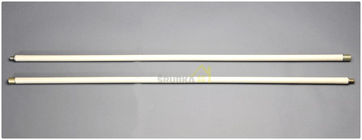 Nylonová tyč M12 - délka 1 m, závit M12 / pro univerzální kartáč M12