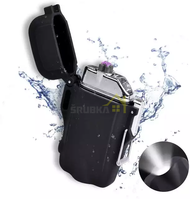 Handy F18 plazmový zapalovač USB voděodolný / černý